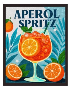 Smukke diamond art motiver med aperol spirit