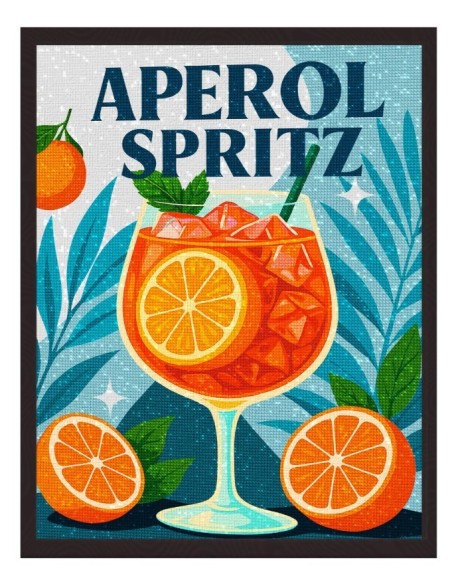 Smukke diamond art motiver med aperol spirit