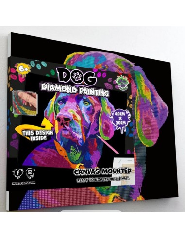 Skab et smukt kunstværk med dette flotte 5D Diamond Painting kit