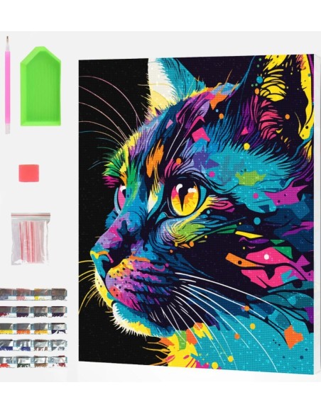 Smukke lærreder med diamond painting motiv