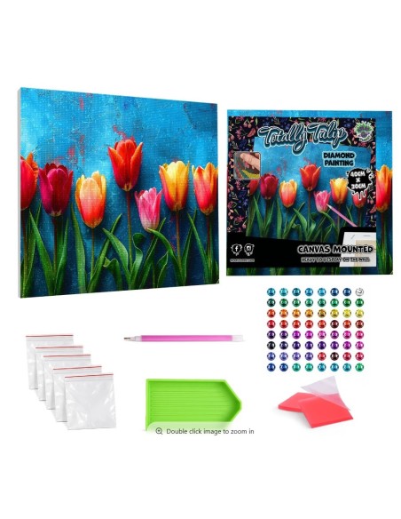 Skab et smukt kunstværk med dette flotte 5D Diamond Painting kit