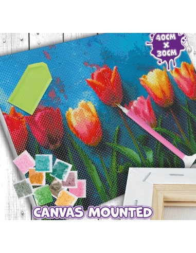 Skab et smukt kunstværk med dette flotte 5D Diamond Painting kit