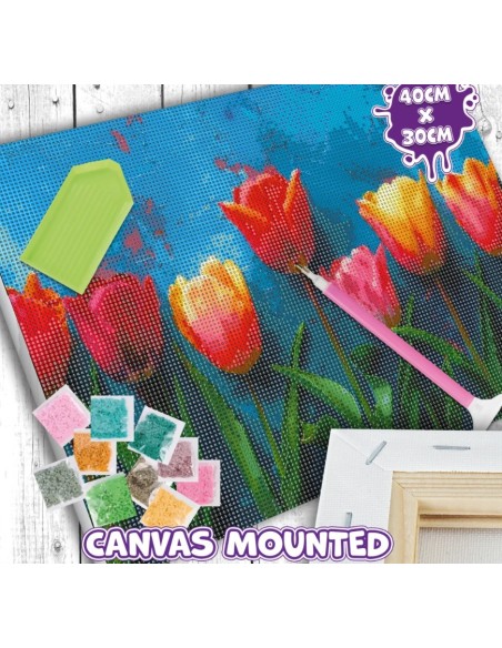 Skab et smukt kunstværk med dette flotte 5D Diamond Painting kit