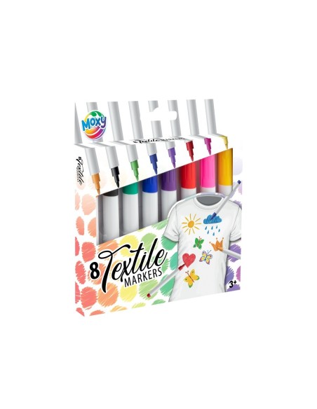 Moxy Tekstiltuscher – 8 stk. til tekstil
