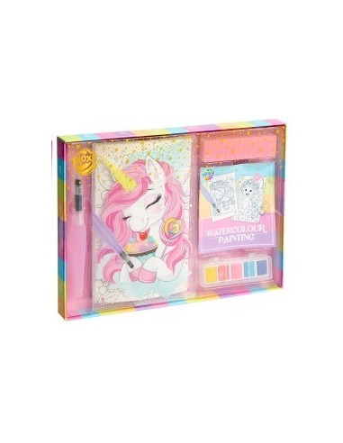 slip kreativiteten løs med Moxy Watercolour Painting Set