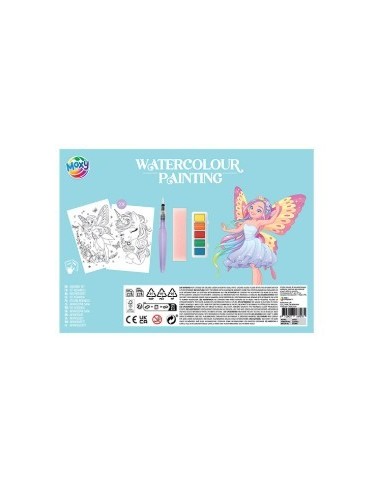 slip kreativiteten løs med Moxy Watercolour Painting Set