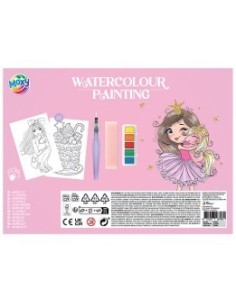 Slip kreativiteten løs med Moxy Watercolour Painting Set 2