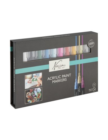 Slip kreativiteten løs med Nassau Acrylic Paint Markers