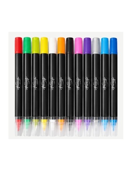 Kreativt sæt med 12 akrylmarkers fra Nassau Fine Art