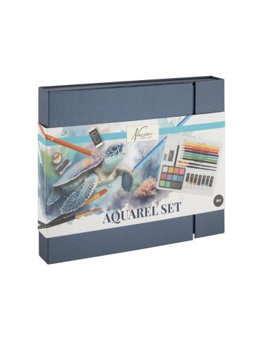 Oplev glæden ved akvarelmaling med dette flotte Aquarel Art Set
