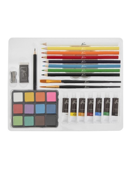 Oplev glæden ved akvarelmaling med dette flotte Aquarel Art Set