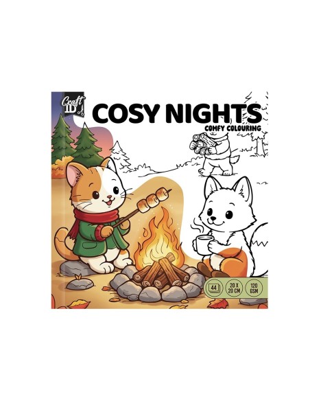 Kom i rigtig efterårsstemning med denne hyggelige cozy malebog