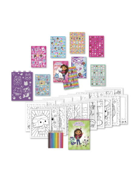 Tag kreativiteten med på farten med denne Gabby's Dollhouse taske