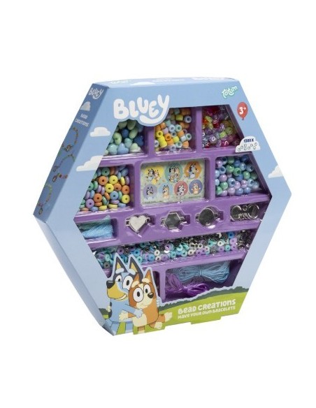 av dine egne farverige armbånd med dette søde Bluey Bead Creations