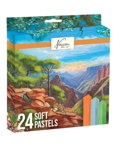 Nassau Soft Pastel er et lækkert sæt med 12 bløde og intense pasteller
