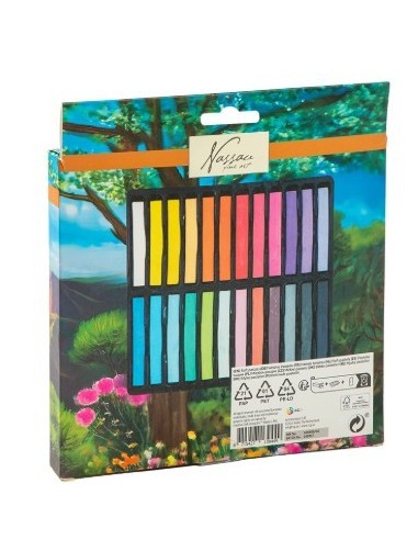 Nassau Soft Pastel er et lækkert sæt med 12 bløde og intense pasteller