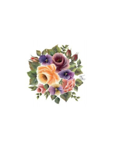 Transfer G-26 blomster 17x25 cm