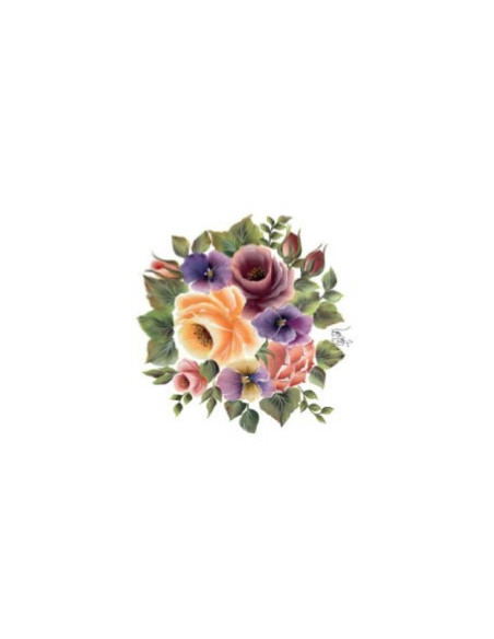 Transfer G-26 blomster 17x25 cm