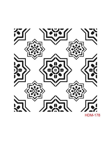 Stencil HD178 45x45 cm