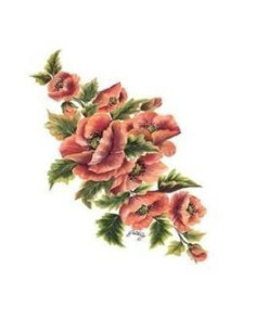 Transfer G-94 blomster 17x25 cm
