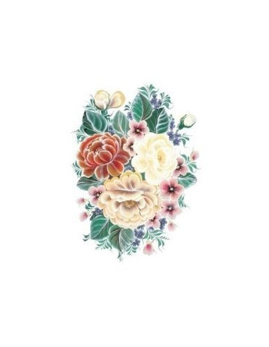 Transfer T-214 blomster 25x35 cm