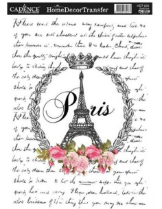Transfer HDT- 003 Paris 25x35 cm