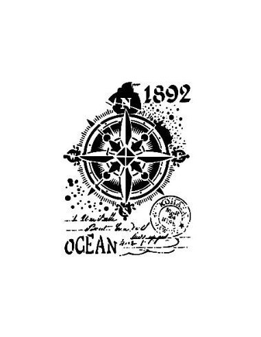 Stencil AS531 Kompas A4
