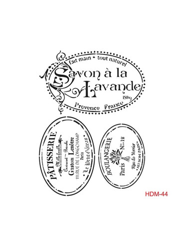 Stencil HDM 44 25x25 cm