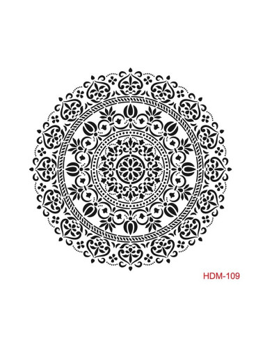 Stencil HDM109 Mandela 25x25 cm