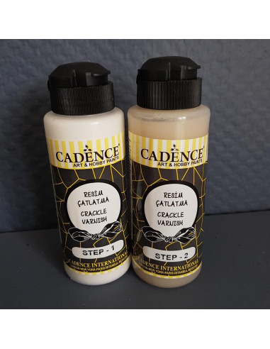 Cadence Krakeleringlak 2 trin 2x120 ml