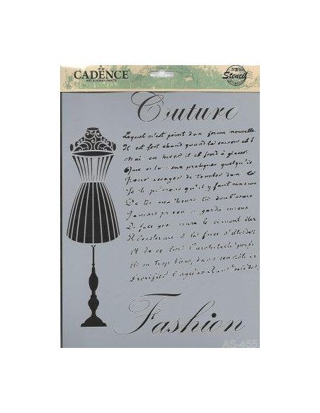 Stencil 21x30 cm Couture AS-455