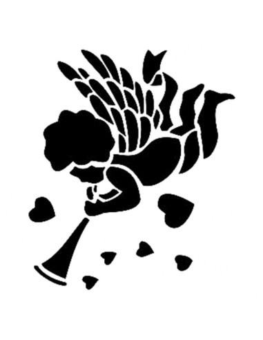 Cadence stencil D-659 engel 15x20 cm