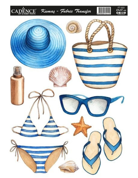 Transfer til stof FT-033 trand 25x35 cm