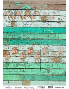 Rispapir med mønster (443) 30x41 cm
