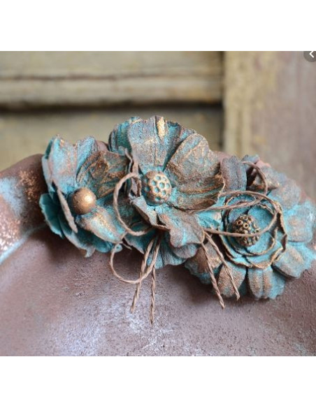 Rusty patina effekt maling Muld green