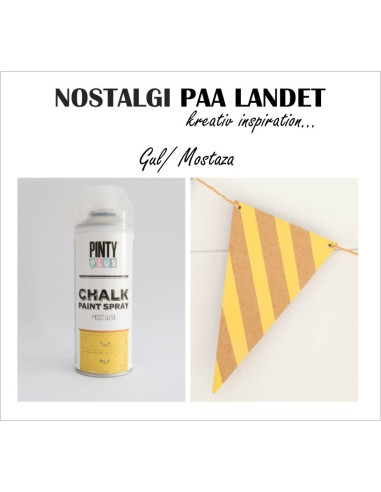 Mostaza / Gul Pinty Plus kalkmaling spray
