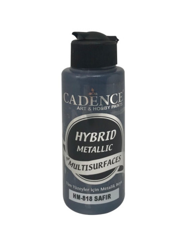 Hybrid metallic maling 818 Safir blå
