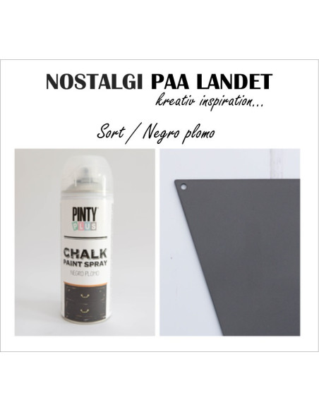 Negro plomo / Sort Pinty Plus Kalkmaling