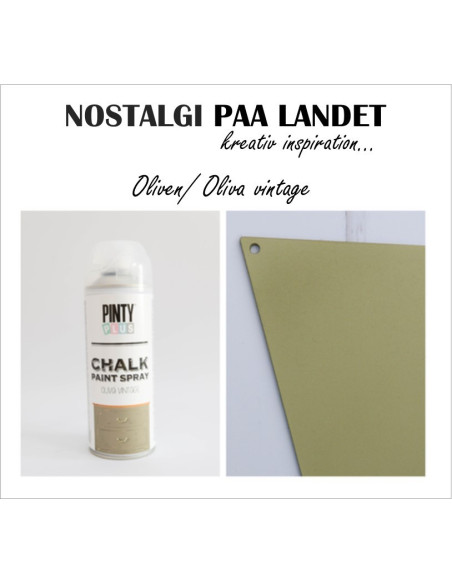 Oliva vintage / oliven Pinty Plus kalkmaling spray