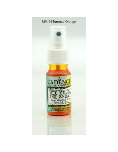 Ink media spray 04 Orange