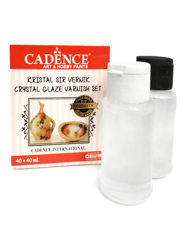 Krystal lak sæt 2x40 ml