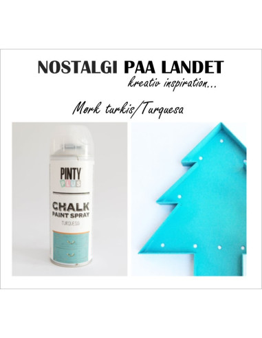 Turquesa / Mørk turkis Pinty plus kalkmaling
