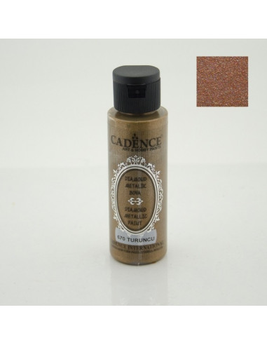 Cadence Diamond metallic paint 670 Turuncu