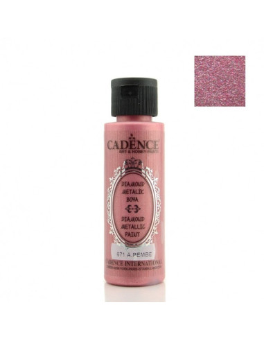 Cadence diamond metallic paint 671 Light pink