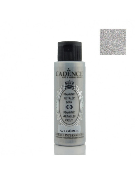 Cadence diamond metallic paint 677 Silver