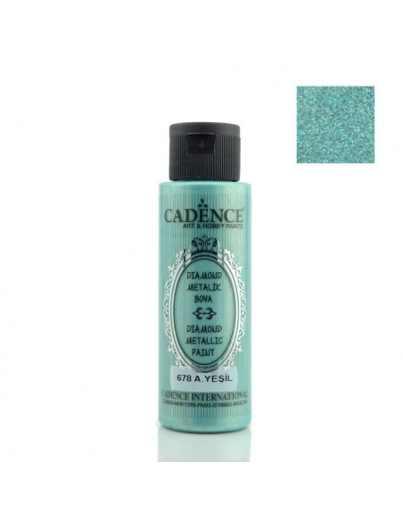 Cadence diamond metallic paint 678 light green
