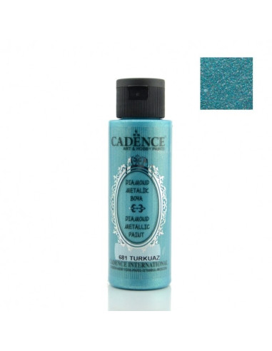 Cadence diamond metallic paint 681 Turquoise