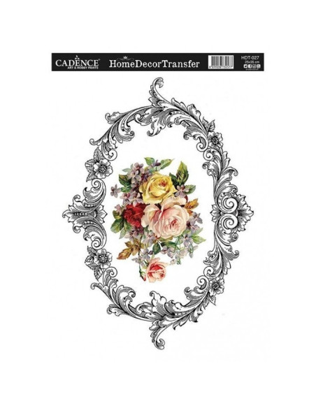 Transfer HDT-027 25x35 cm Blomster