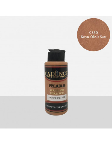 Premium Acryl 0850  Mørk gul
