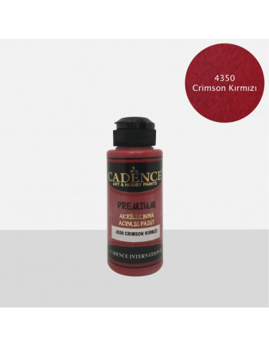 Premium Acryl 4350 Crimson rød